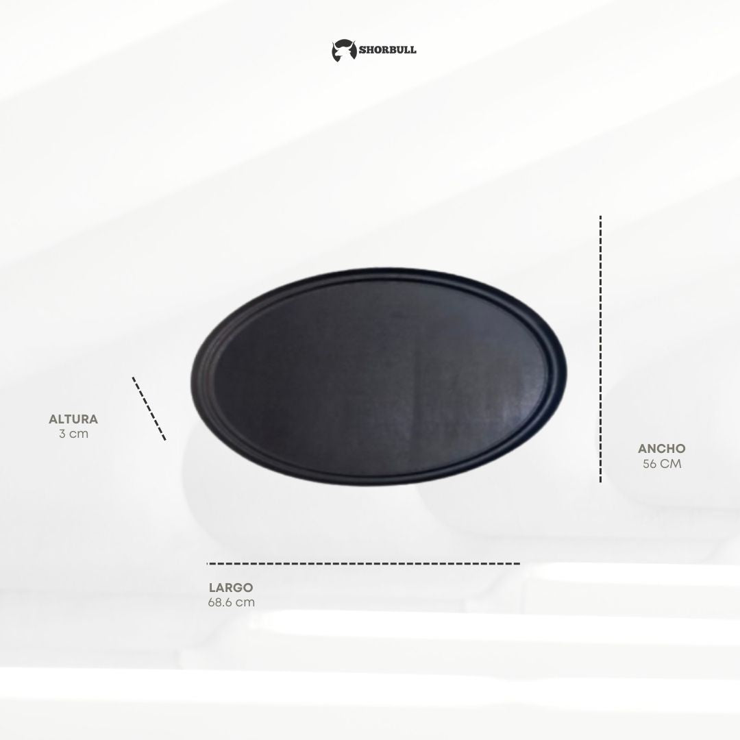 Charola Para Mesero Antiderrapante 27" Kit 5