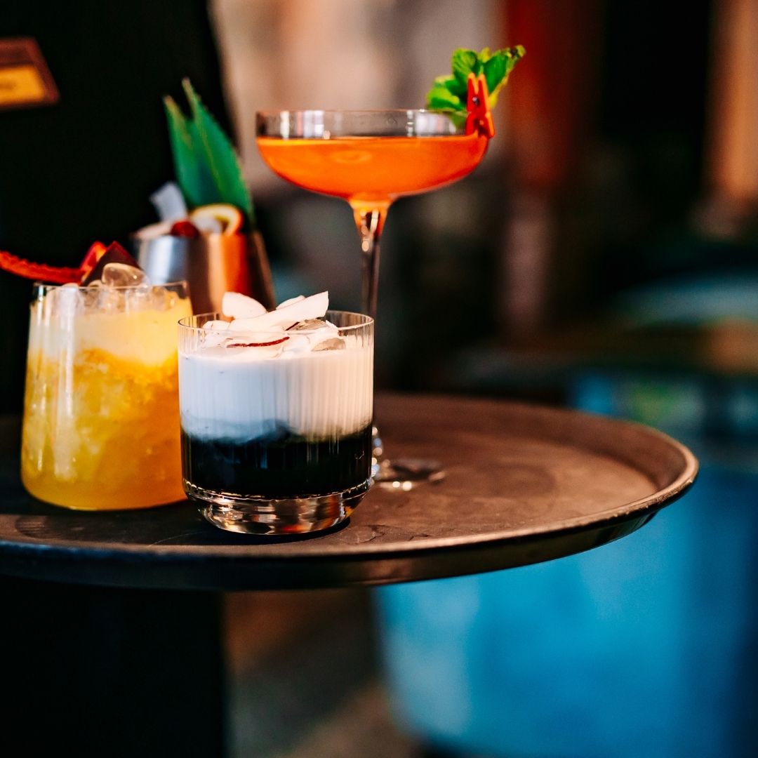 Charola Para Mesero Antiderrapante 29" Kit 5