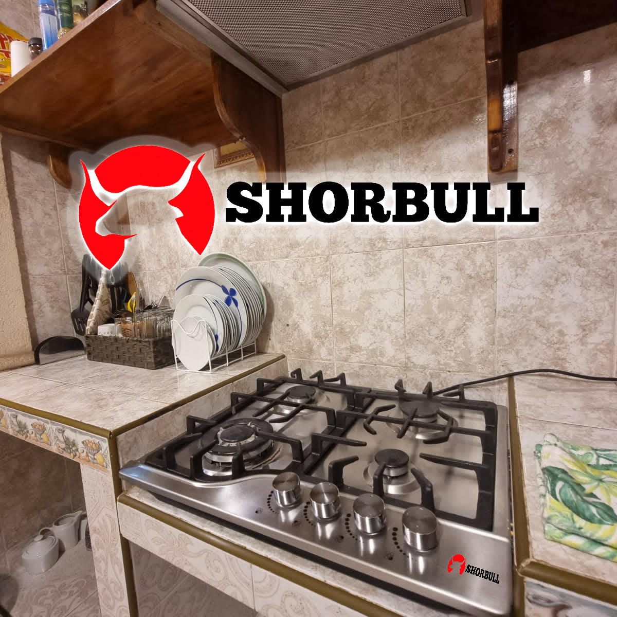 Parrilla Estufa 4 Quemadores Acero Inoxidable