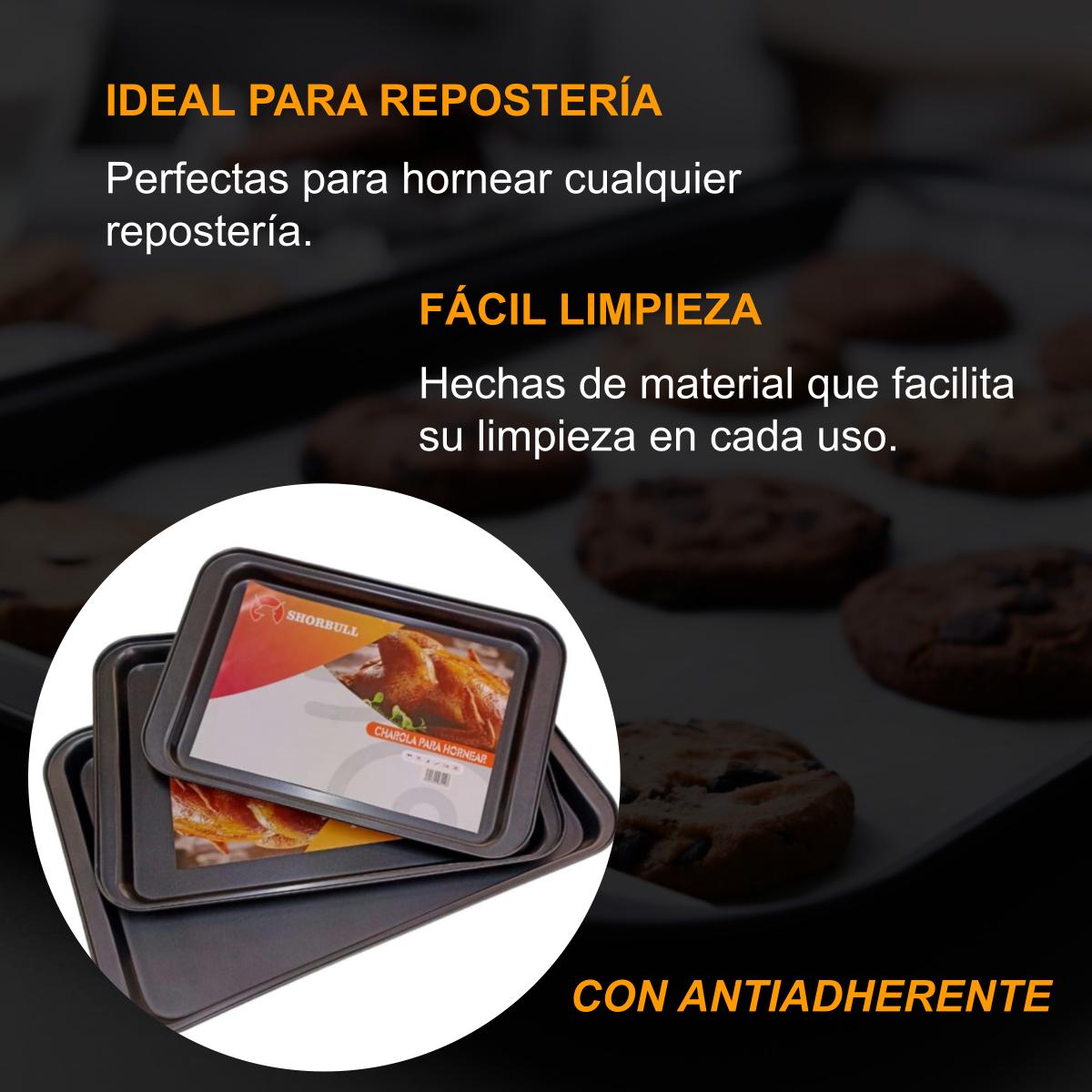 Kit Charolas para hornear (CH-M-G)