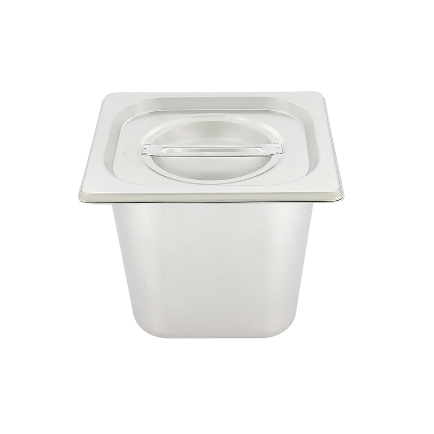 Inserto acero inoxidable 1/6 6cm con tapa Shorbull