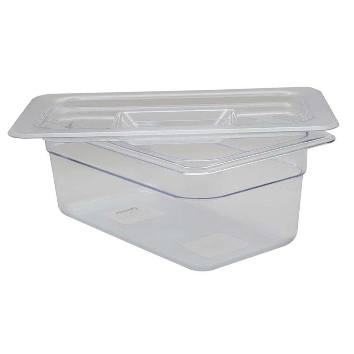 Inserto policarbonato 1/4 6cm con tapa