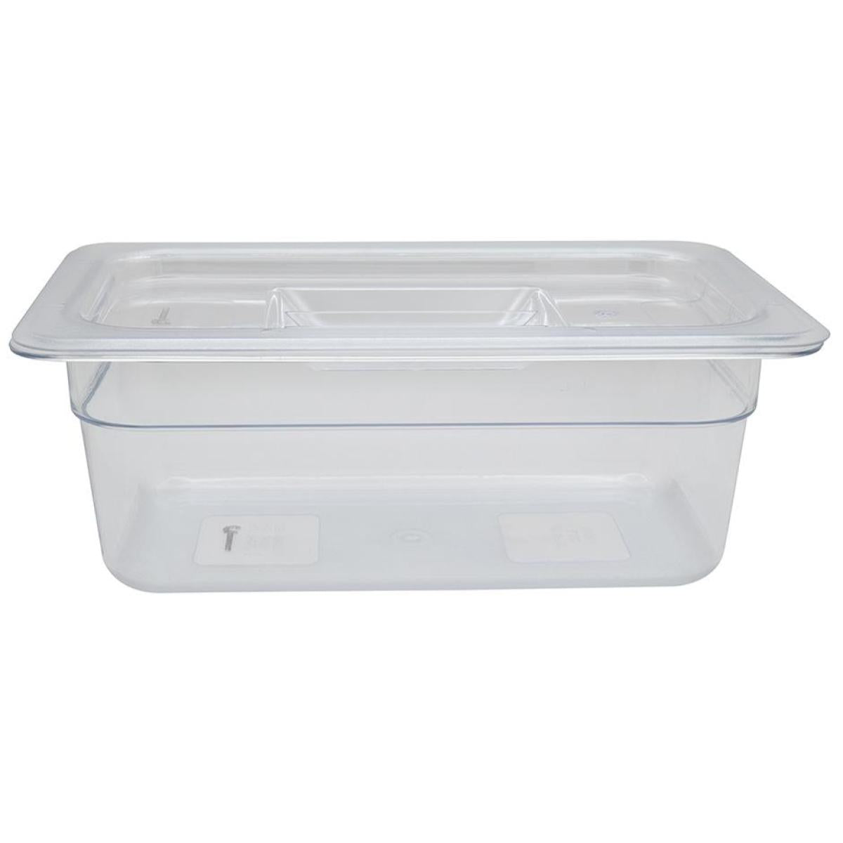 Inserto policarbonato 1/4 6cm con tapa