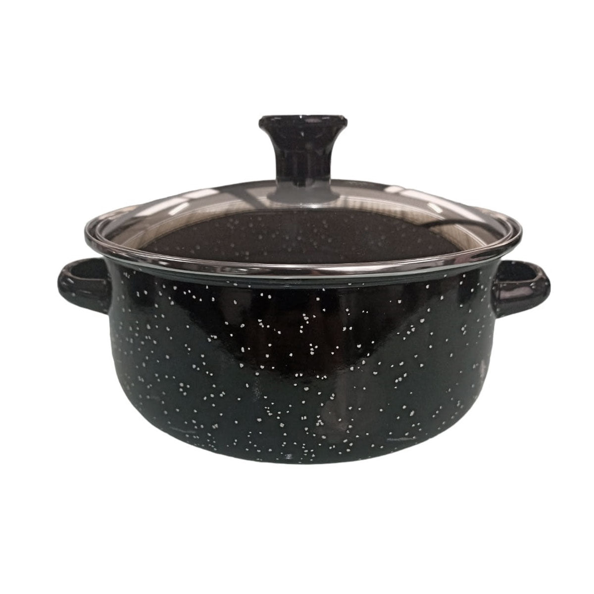 Juego de ollas con tapa de Peltre 10 pz International Negro
