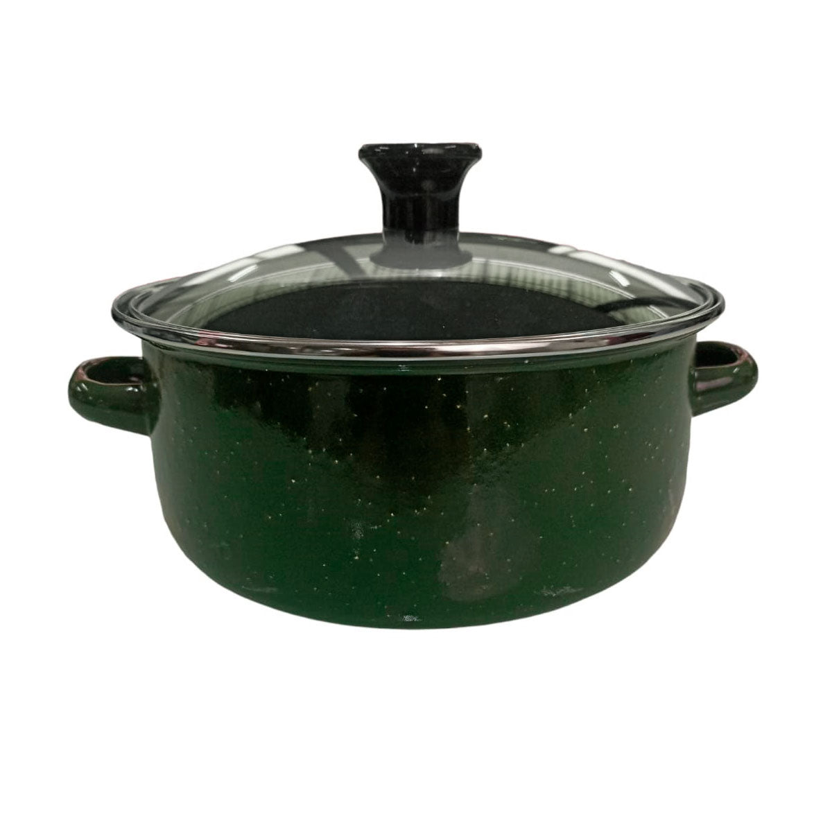 Juego de ollas con tapa de Peltre 6 pz International Verde