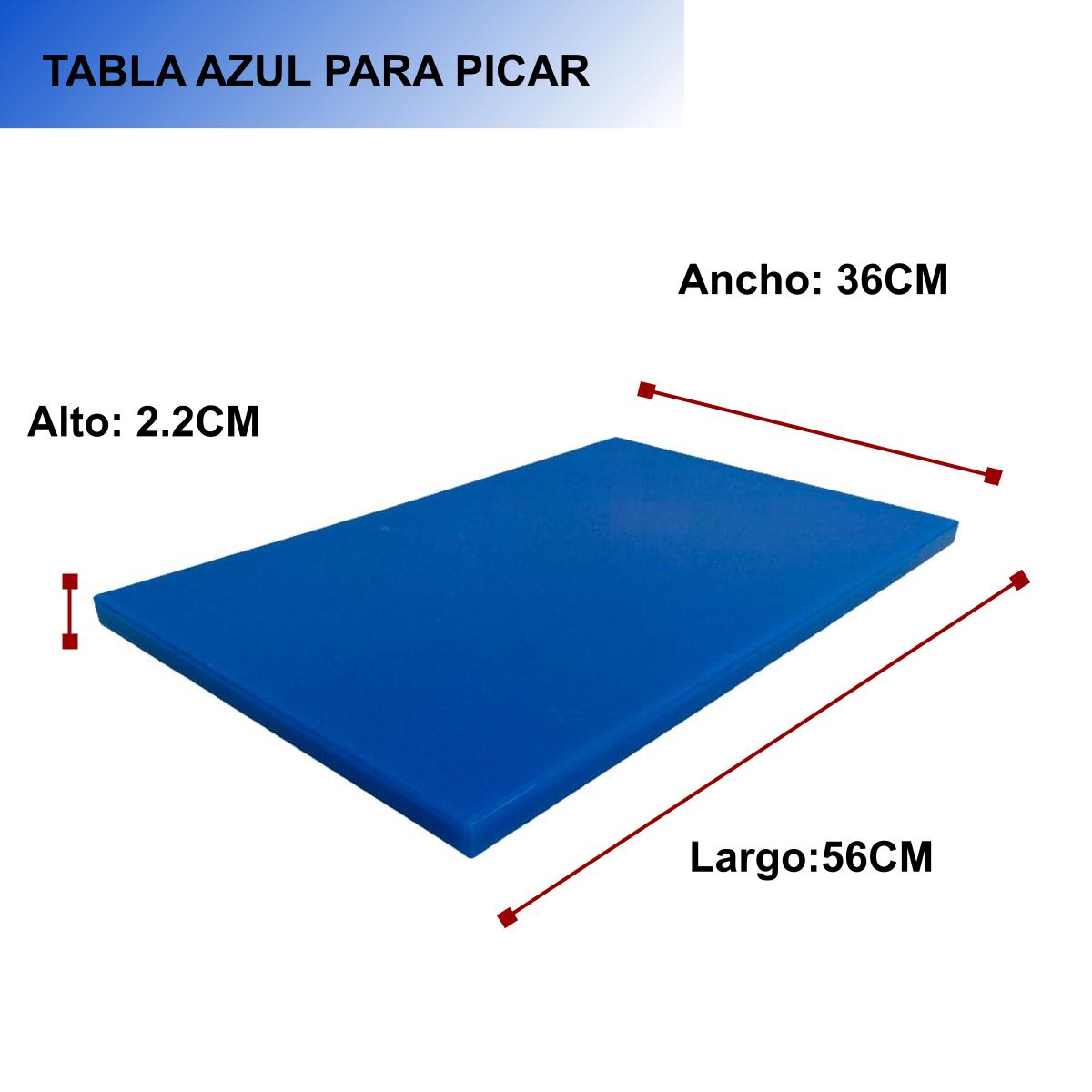 Tabla para picar Azul