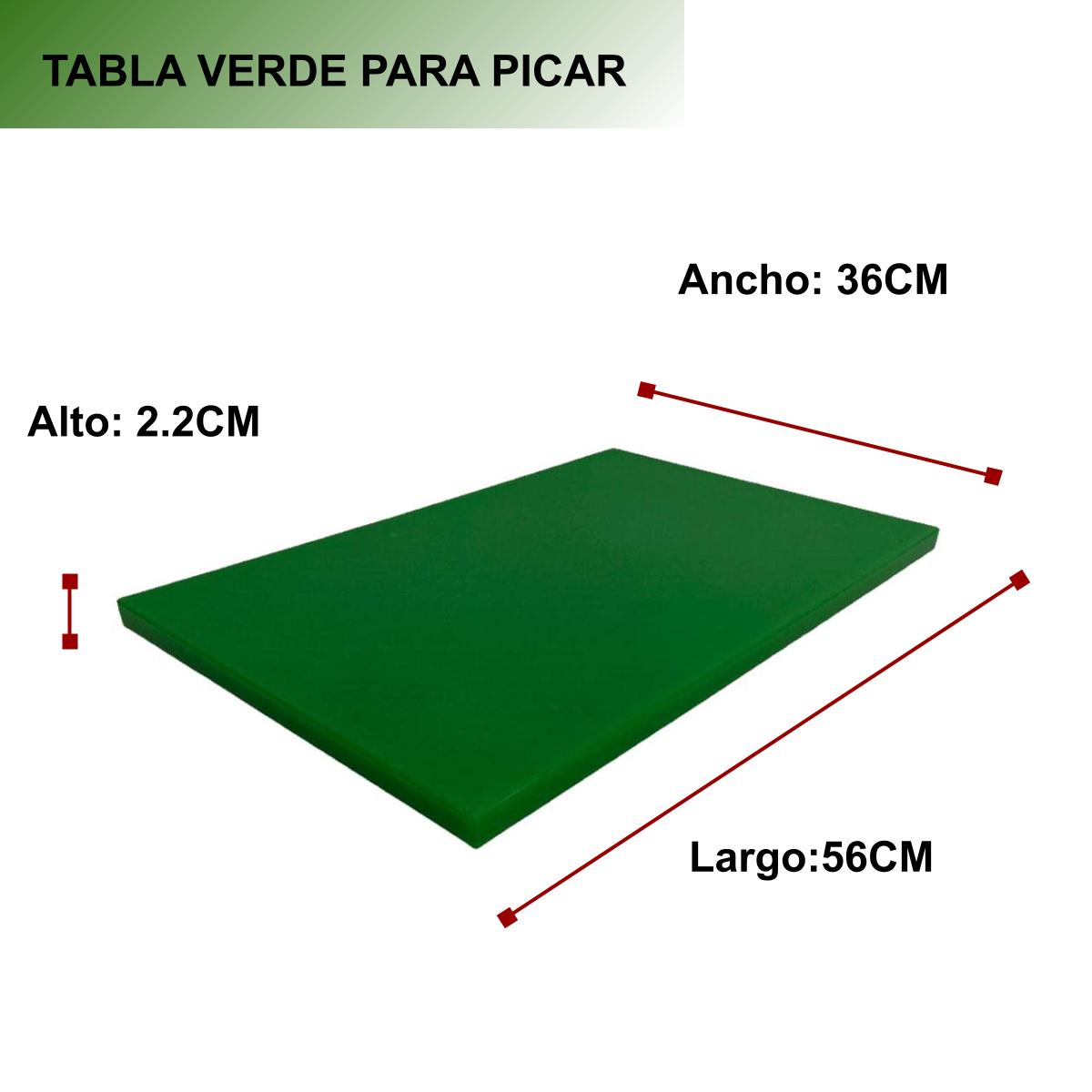 Tabla para picar Verde