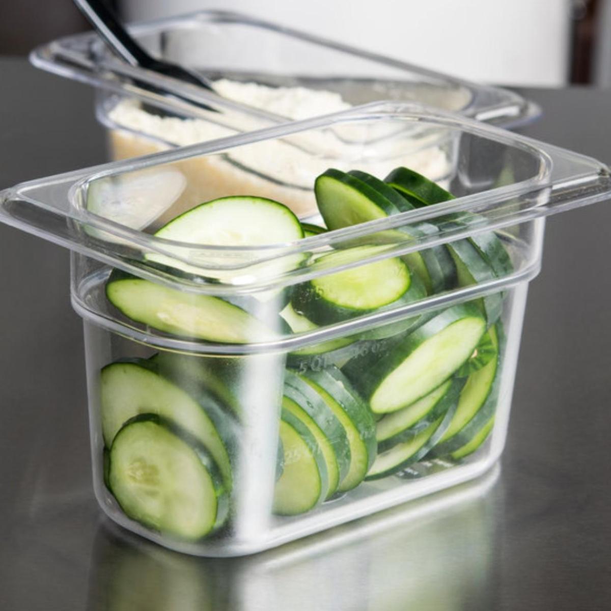 Inserto policarbonato 1/9 6cm con tapa Shorbull