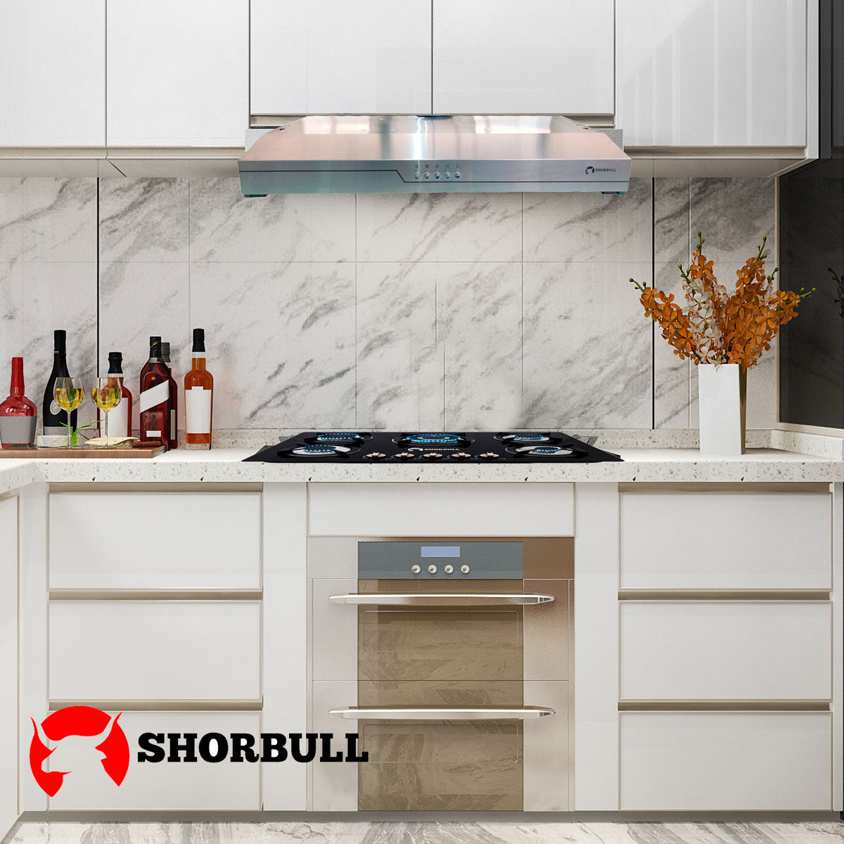 Campana Extractora empotrable Acero 76cm