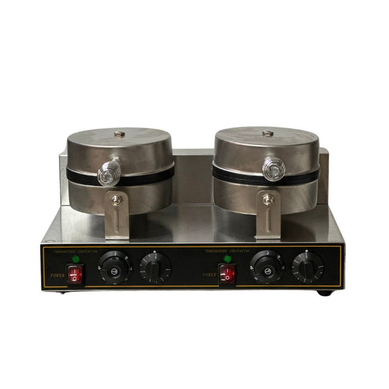 Máquina Wafflera Doble Shorbull Eléctrica Antiadherente Industrial 110V