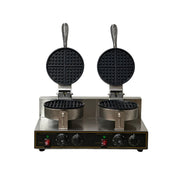 Máquina Wafflera Doble Shorbull Eléctrica Antiadherente Industrial 110V