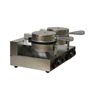 Máquina Wafflera Doble Shorbull Eléctrica Antiadherente Industrial 110V