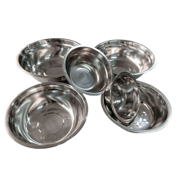 Kit de 6 Bowls de acero inoxidabale Shorbull 14-16-18-20-22-24cm