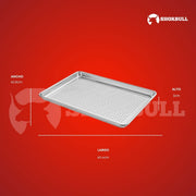 Charola Perforada Panadero Shorbull Aluminio Horneado Panadería