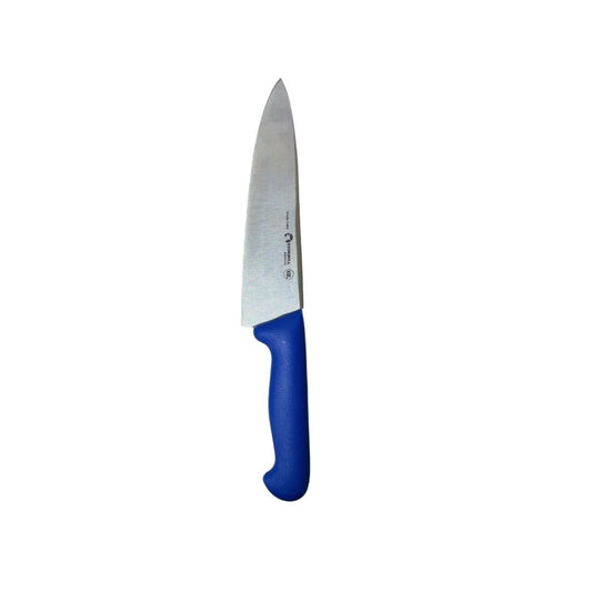 Cuchillo Chef 12 inch Hoja Acero Inoxidable Mango Ergonómico Color Azul.