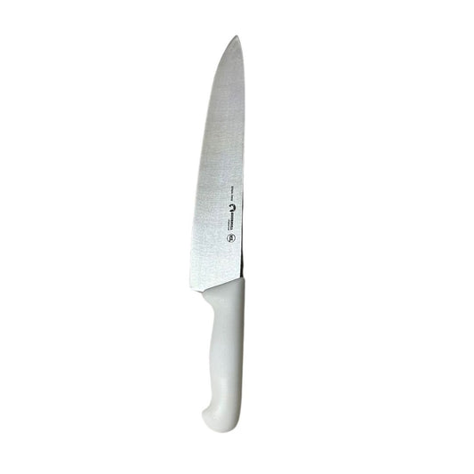 Cuchillo Chef 12 inch Hoja Acero Inoxidable Mango Ergonómico Color Blanco