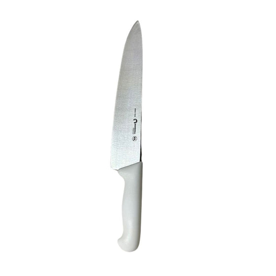 Cuchillo Chef 12 inch SHORBULL  Hoja Acero Inoxidable Mango Ergonómico Color Blanco
