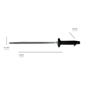 Chaira 12" Shorbull para Afilado Preciso con Mango Ergonómico y Resistente
