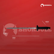 Chaira 12" Shorbull para Afilado Preciso con Mango Ergonómico y Resistente