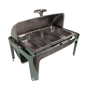 Chafer Hotelera 1/3 Shorbull Acero Inoxidable Buffet Servicio Alimentos
