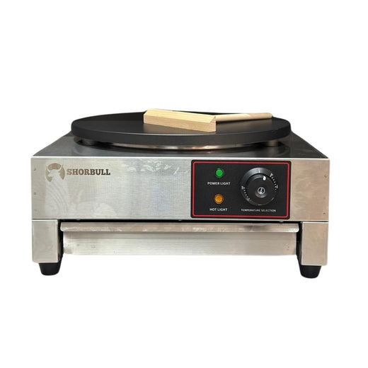 Máquina Crepera Eléctrica Shorbull Antiadherente Uso Industrial Profesional