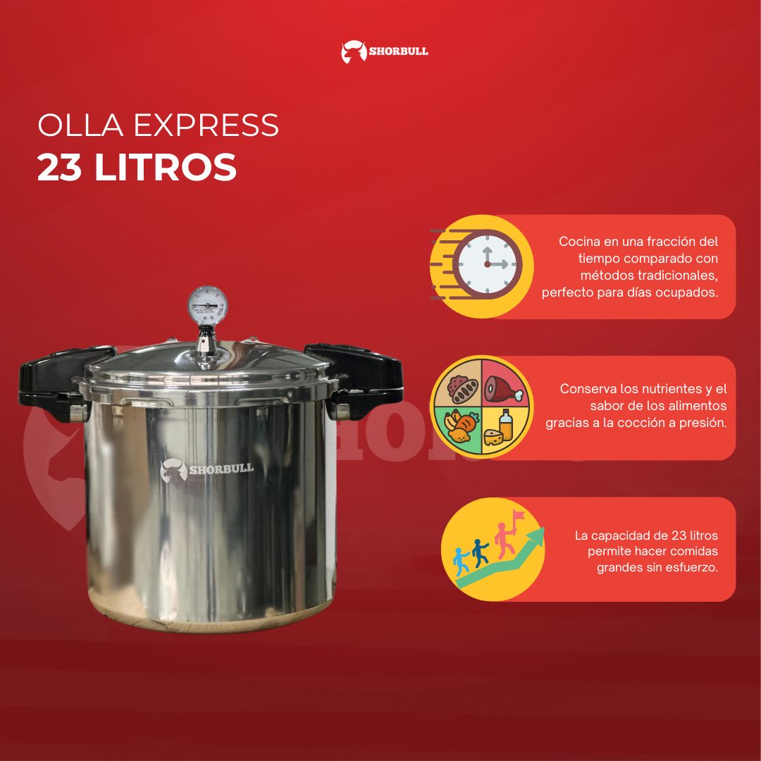 Olla Express 23 Litros Alumunio