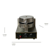 Máquina Wafflera Individual Shorbull Eléctrica Antiadherente Uso Profesional