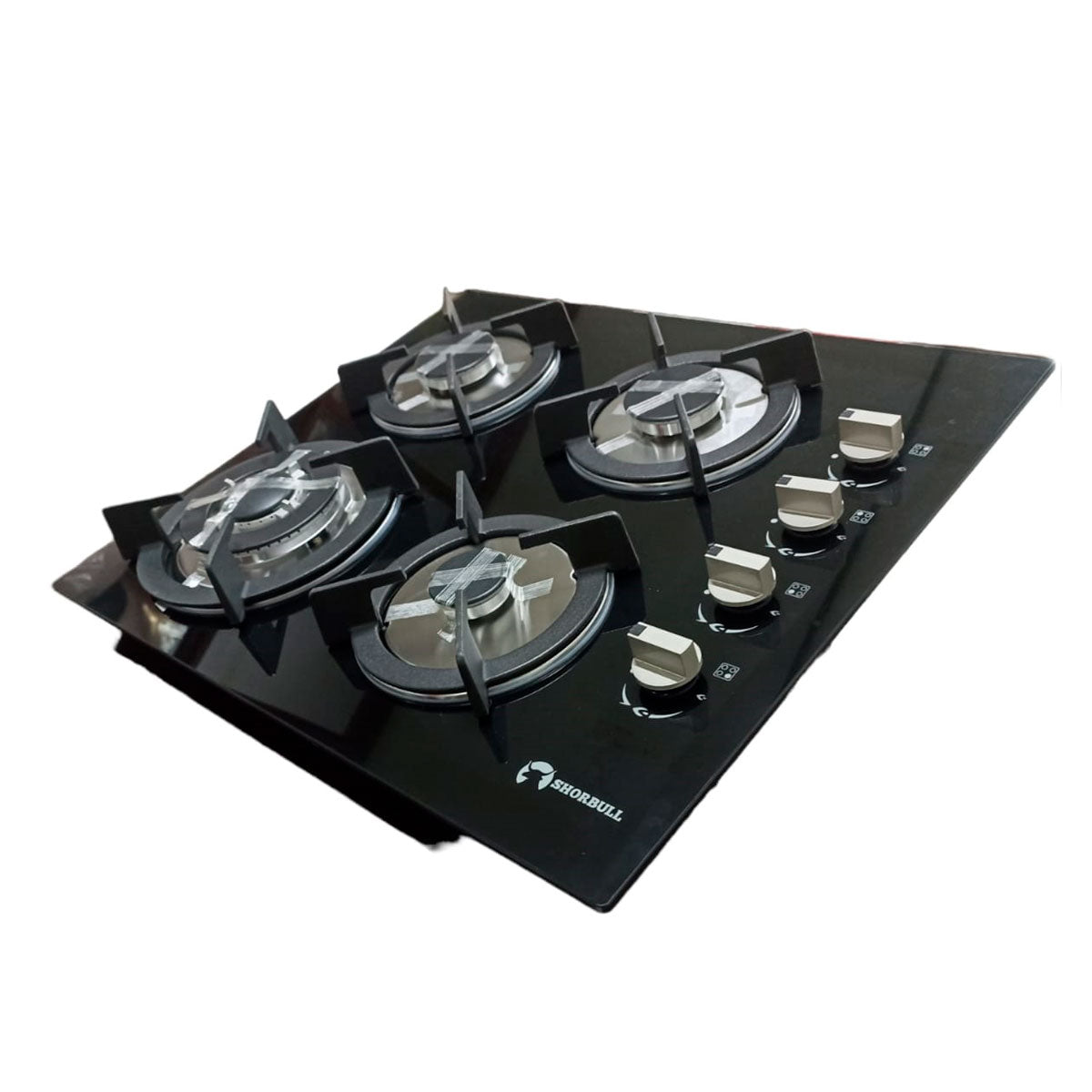 Parrilla Estufa 4 Quemadores Vidrio Templado