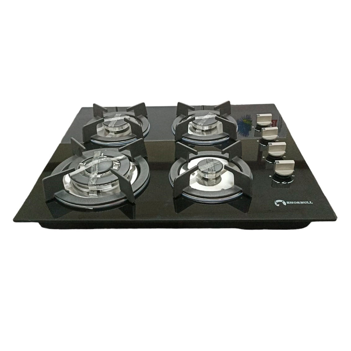 Parrilla Estufa 4 Quemadores Vidrio Templado