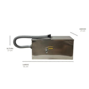 Trampa de grasa comercial de acero inoxidable Shorbull Gris