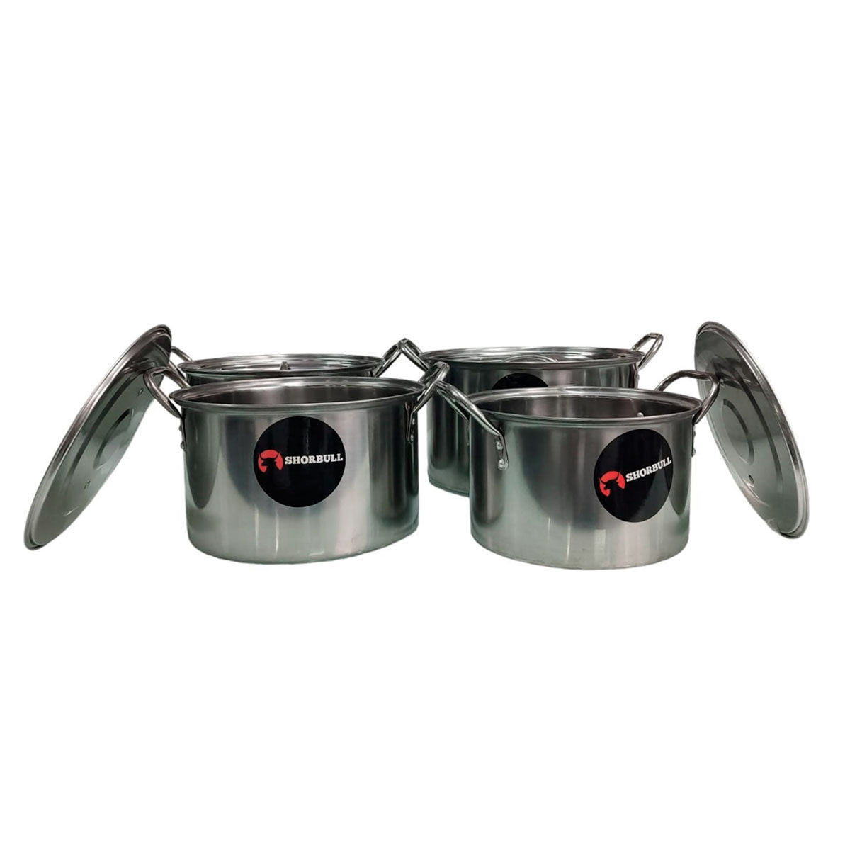 Juego de ollas con tapa Acero Inoxidable 8 pz EveryDay