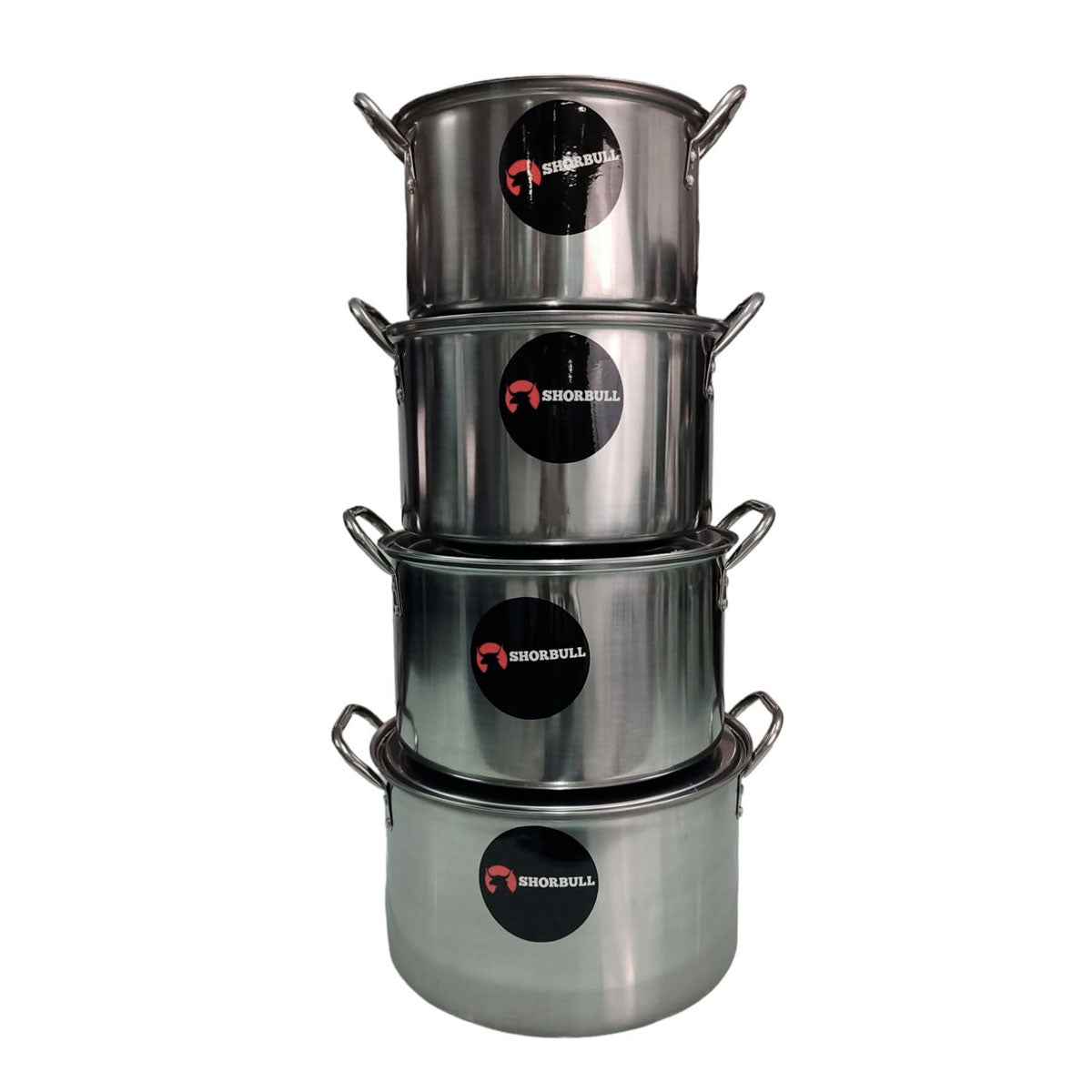 Juego de ollas Every Day de Acero Inoxidable con tapa 8 pz Shorbull