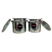 Juego de ollas Excellence de Acero Inoxidable con tapa 8 pz Shorbull