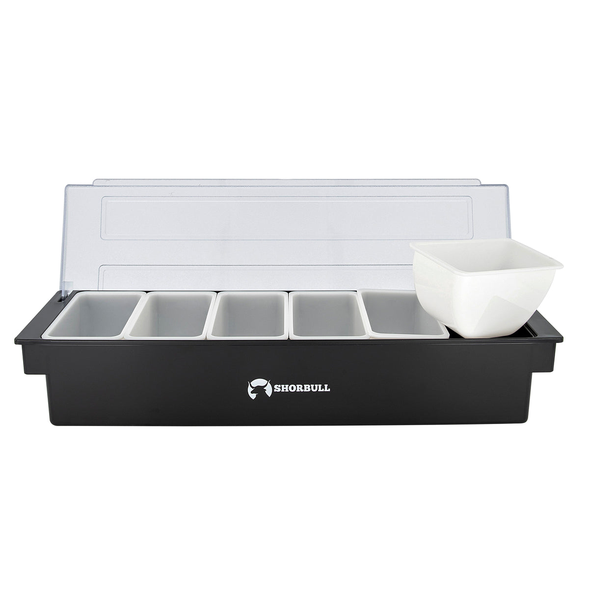 Dispensador Garnitero 6 Divisiones Policarbonato Bar Shorbull