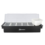 Dispensador Garnitero 6 Divisiones Policarbonato Bar Shorbull