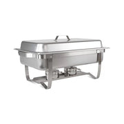 Chafer Buffetera Rectangular 1/2 Shorbull Acero Inoxidable Buffet Servicio Alimentos