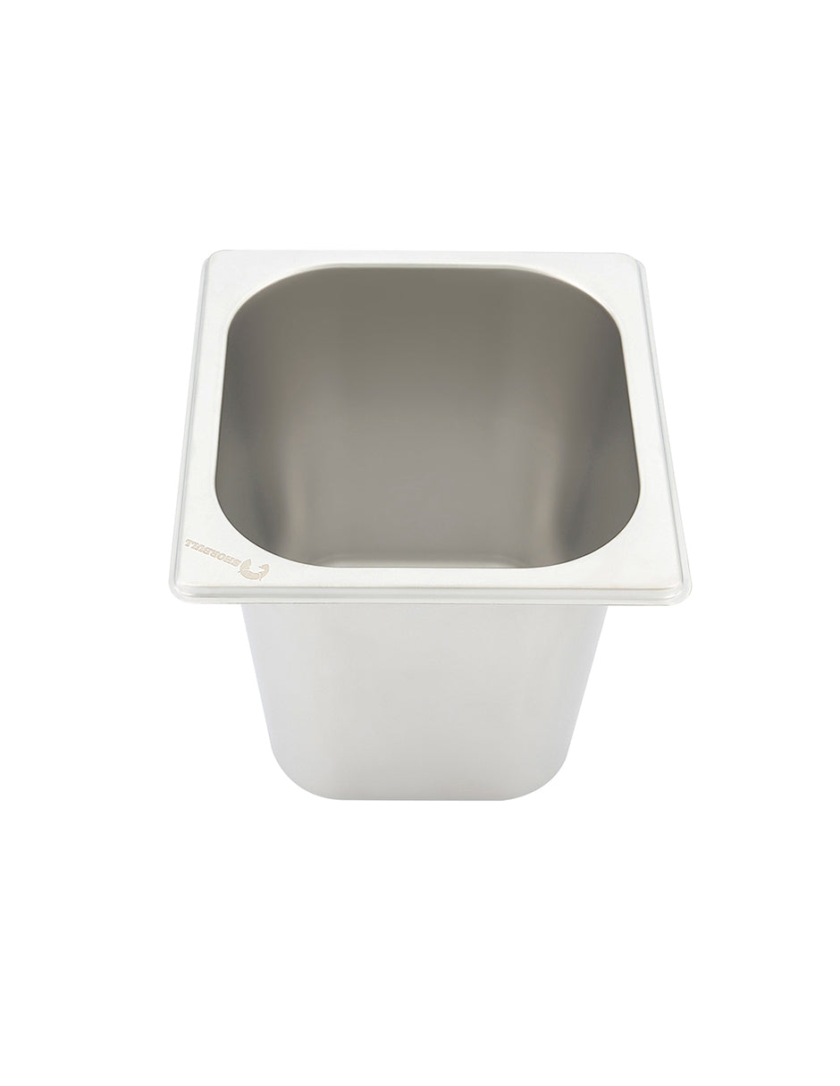 Inserto acero inoxidable 1/6 6cm con tapa Shorbull