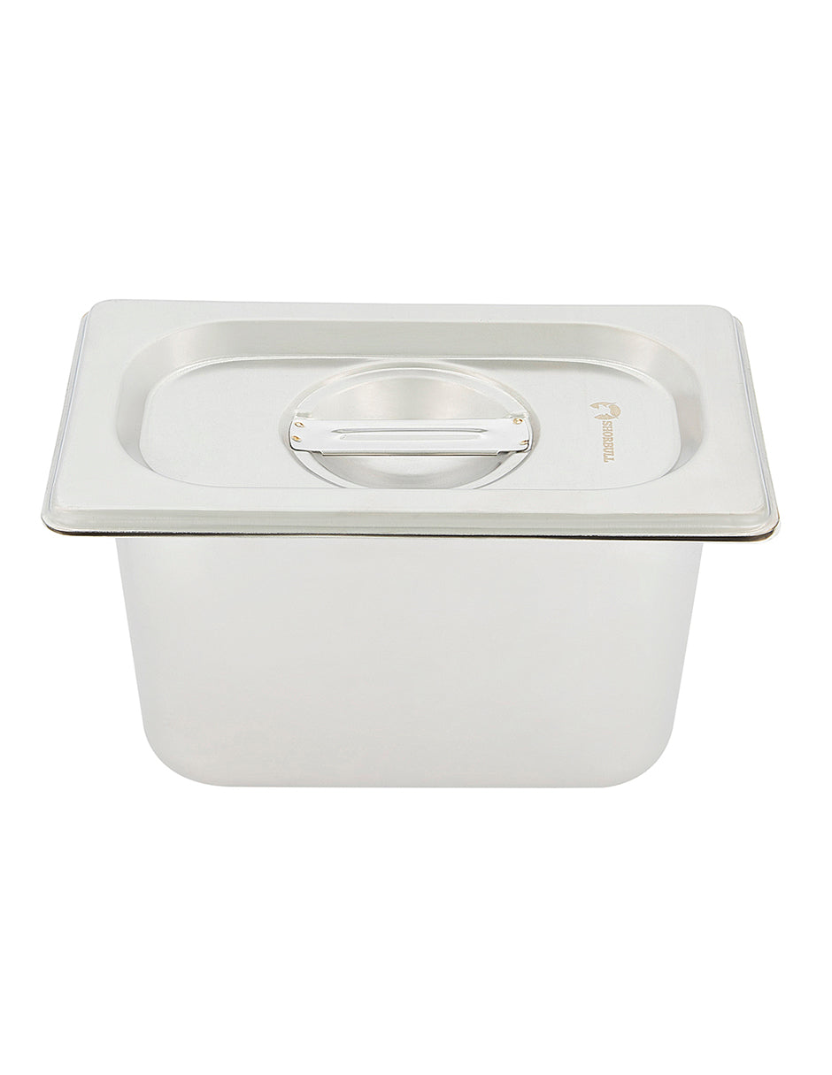 Inserto Acero Inoxidable 1/9  6.5cm con tapa