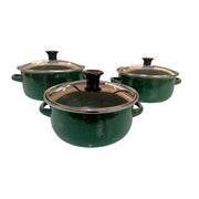 Juego de ollas de peltre Shorbull International 6pz Verde