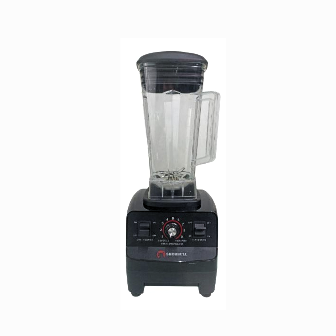 Licuadora Profesional Shorbull 2L Negra 4500W Uso Rudo para Frappes