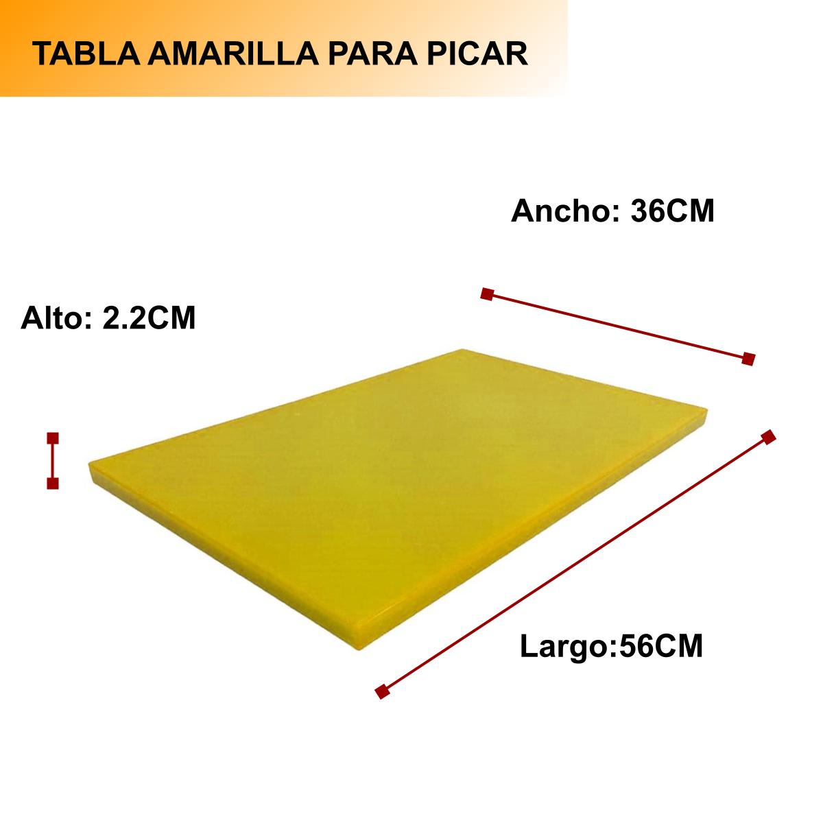 Tabla para picar Amarilla