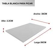 Tabla SHORBULL para picar blanca