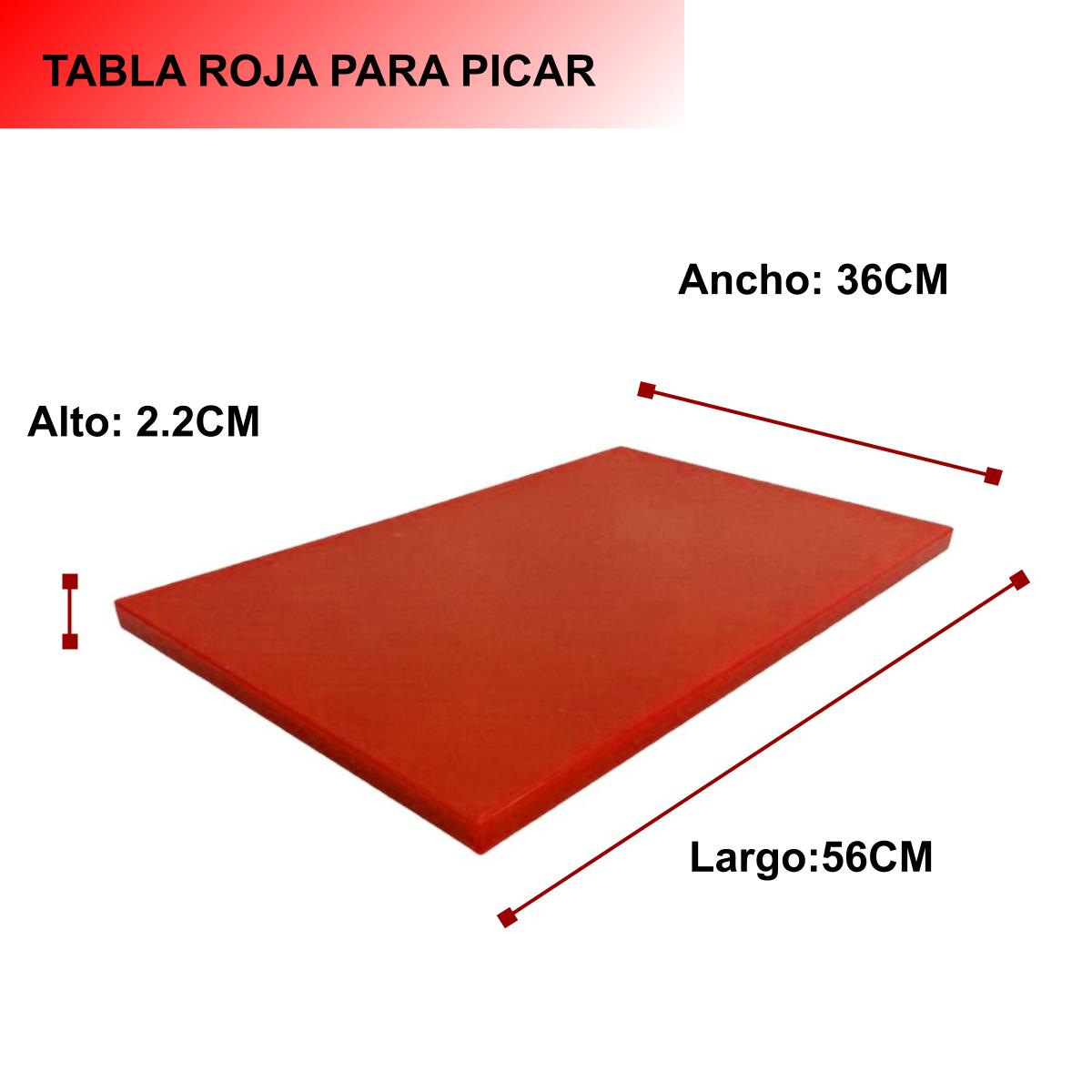 Tabla para picar Roja