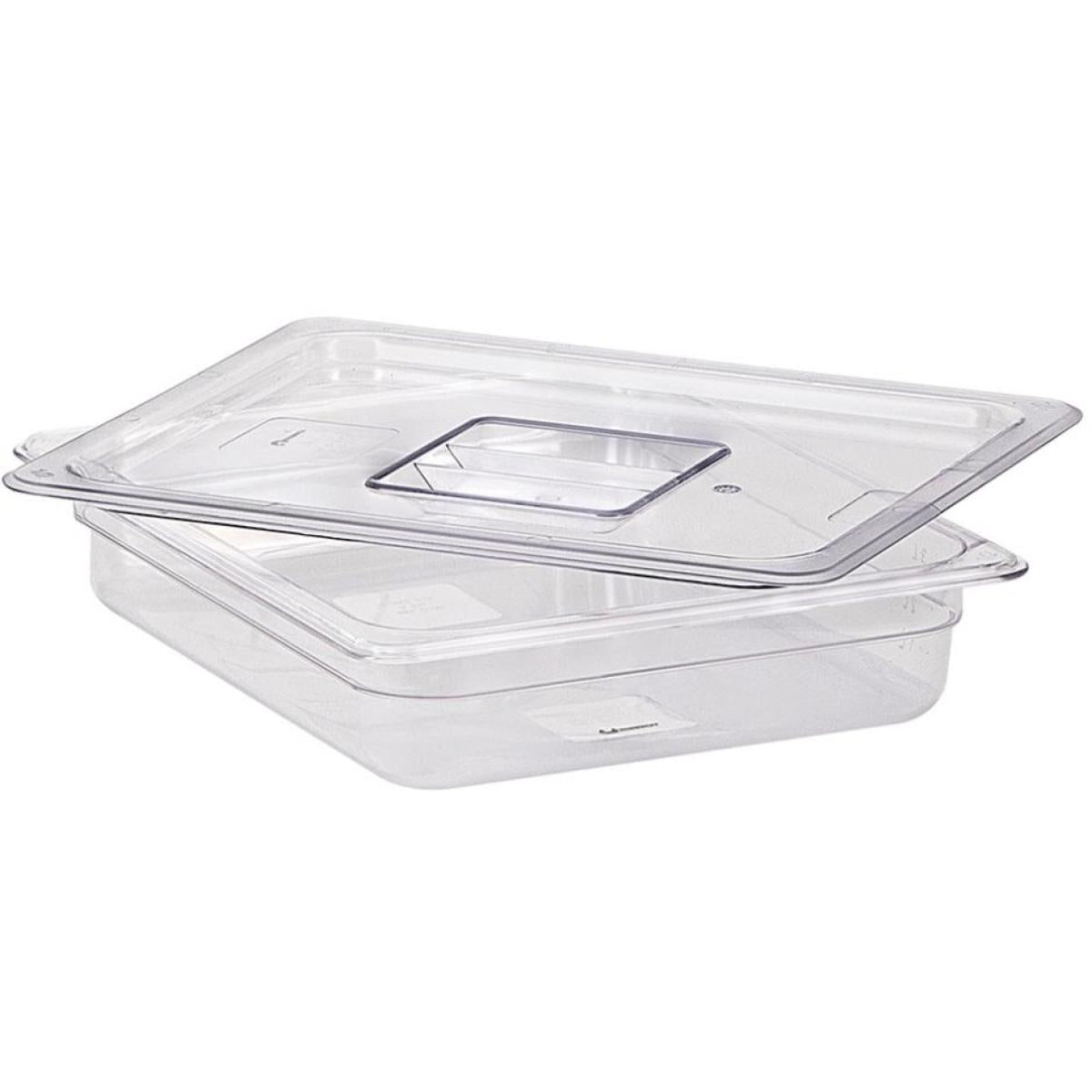 Inserto de policarbonato de 1/2 6cm con tapa