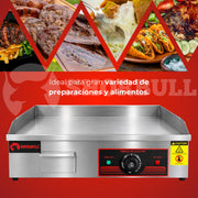Plancha Eléctrica Industrial 110V de Acero Inoxidable Shorbull
