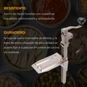 Abrelatas industrial Acero inoxidable