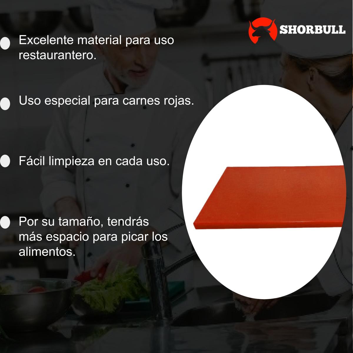 Tabla para picar Roja