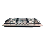 Parrilla Gas 5 quemadores acero inoxidable comal incluido