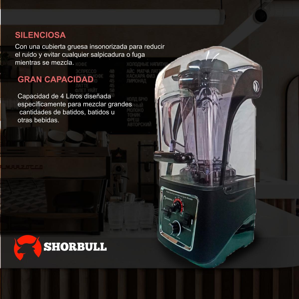 Licuadora con escudo 2200w 2.2l