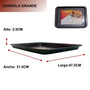 Charola Galletera Shorbull Grande 47.5 x 25.5 cm Para Horneado y Repostería